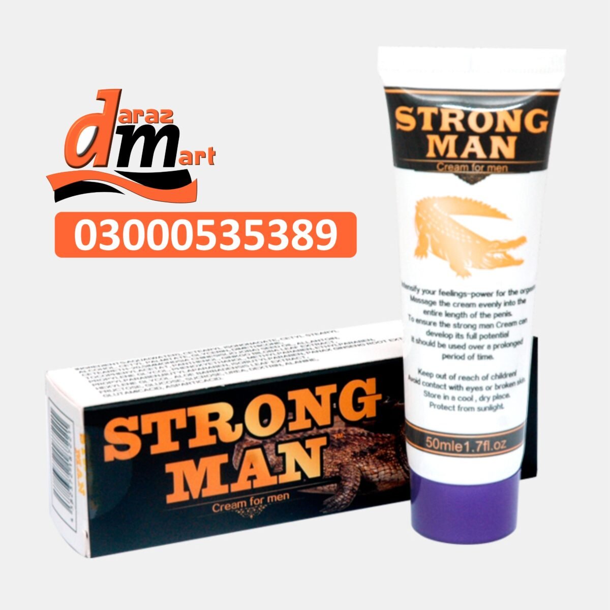 Strong man cream for men